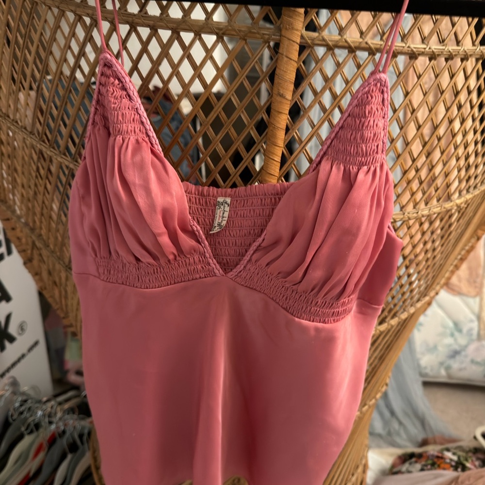 Free People Braided Line Silk Tank - Picture 10 of 12